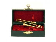 Miniature Brass Trombone