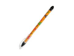 Ball Point Pen with Lid - Yellow with Notes