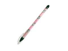 Ball Point Pen with Lid - Pink with Music Scores