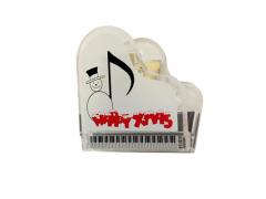 Pickboy Paper Clip Piano Shape Snow Man
