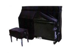 Piano Cover - Upright Full Black UP1