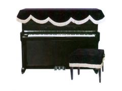 Piano Cover - Upright Top in Black