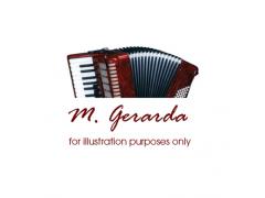 Piano Accordian - M. Gerarda 48 Bass 34 Treble Keys Red