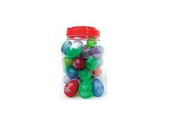 Tub of 40 Egg Shakers 5 Assorted Colours