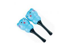 Maracas - Plastic Kiki Bear Blue