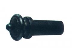 Violin End Pin Hill Ebony with Black Pin