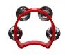 Tambourine Kids Halfmoon 4 Jingles Red