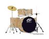 Opus Percussion 5 Piece Rock Drum Kit Brass Sparkle