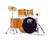 Opus Percussion 5 Piece Rock Drum Kit Gold Sparkle