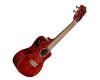 Lanikai Quilted Maple Concert Ukulele with Pickup Red