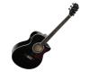 Monterey MEA-17BK Acoustic Guitar with Cutaway & Pickup