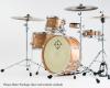 Dixon Little Roomer 5-Pce Drum Kit in Satin Natural Lacquer Finish