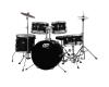 Opus Percussion 5-Piece Junior Drum Kit Black