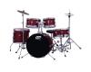 Opus Percussion 5-Piece Junior Drum Kit Wine Red