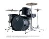 Dixon Spark Special Edition 420 4-Pce Drum Kit Ninja Black