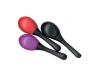 Egg Shakers with handle 12cm long Single Black