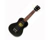 Kealoha UK40 Soprano Ukulele Black with Bag