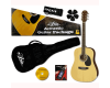 Aria Acoustic Guitar Package Natural Matte