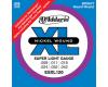 D'Addario XL 9-42 Super Light Double Ball End Set - ESXL120