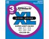 D'Addario XL 9-42 Super Light Pack of 3 - EXL120-3D