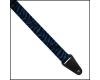 Colonial Leather Animal Fur Strap - Blue Zebra