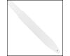 Colonial Leather Soft Leather Suede 3.5" White