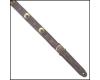 Colonial Leather Western Ranger Concho Guitar Strap Brown