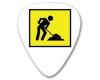 Men at Work Sign Guitar Pick