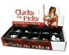 Chicks On Guitar Picks Display Cabinet (250 pce)