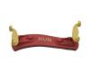 Kun Collapsible Violin Shoulder Rest 1/4 - 1/16 Red