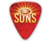 AFL Gold Coast Suns 5 Pack Guitar Picks
