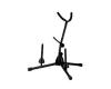Saxophone Stand - Combination with 2 Flute/Clarinet Peg