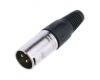 3 Pin Male XLR Connector Nickel