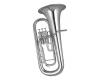 Wisemann Euphonium DEU-500SP - Silverplated 3 Valve Model