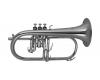 Wisemann Flugelhorn FLH-600SP - Pro Silverplated Finish