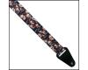 Colonial Leather Printed Web Strap - Floating Skulls