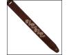 Double Soft Suede Embroidered - ED12 Brown Flowers