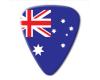 World Flag Series Guitar Pick - Australian Flag
