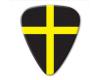 World Flag Series Guitar Pick - St Davids Cross