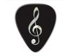 Unlimited Series Guitar Pick - Pearl Treble Clef