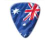 Australian Series Guitar Pick - Australian Flag Photo