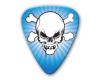 Themed Series Skull Guitar Picks - Blue Sunburst Skull