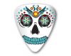 Themed Series Sugar Skull Guitar - White Skull