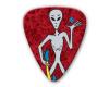 Themed Series Alien Guitar Picks - Red Guitar Alien
