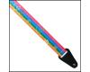 Colonial Leather Printed Web Strap - Peace Rainbow