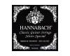 Hannabach 815 Silver Special Black - Medium Tension