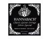 Hannabach Single 815 A-10th for Black Medium Tension