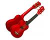 Eddy Finn EF-3-SRD Basswood Soprano Ukulele Red