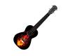 Kealoha Graphic Concert Ukulele 24-19 - Flaming Heart