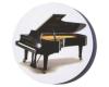 Mug Mat Coasters Grand Piano